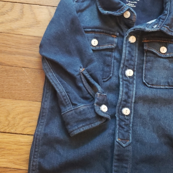 *5 FOR $25* Baby Gap Jean One Piece - Picture 3 of 4